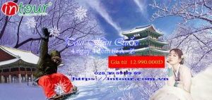 Tour Hàn Quốc giá rẻ trọn gói 12.900.000VNĐ