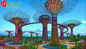 Tour Singappore - Đảo Sentosa - Garden by The Bay